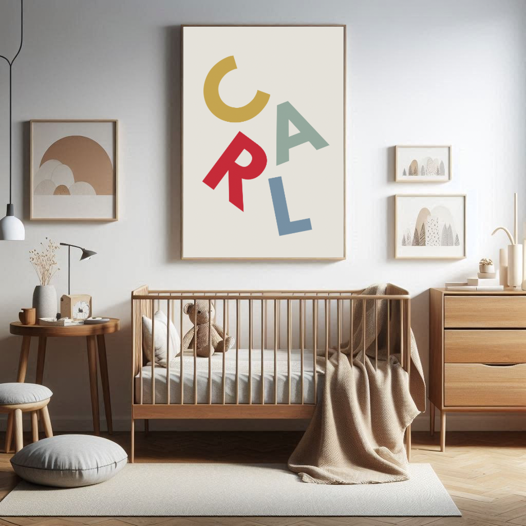 Carl - Plakat med navn