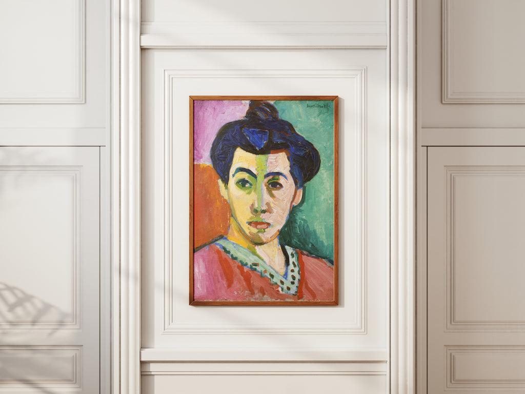 The Green Stripe – Matisse-plakat