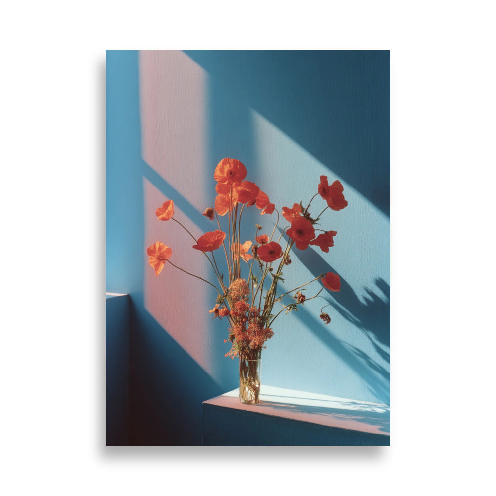 Plakat med blomster