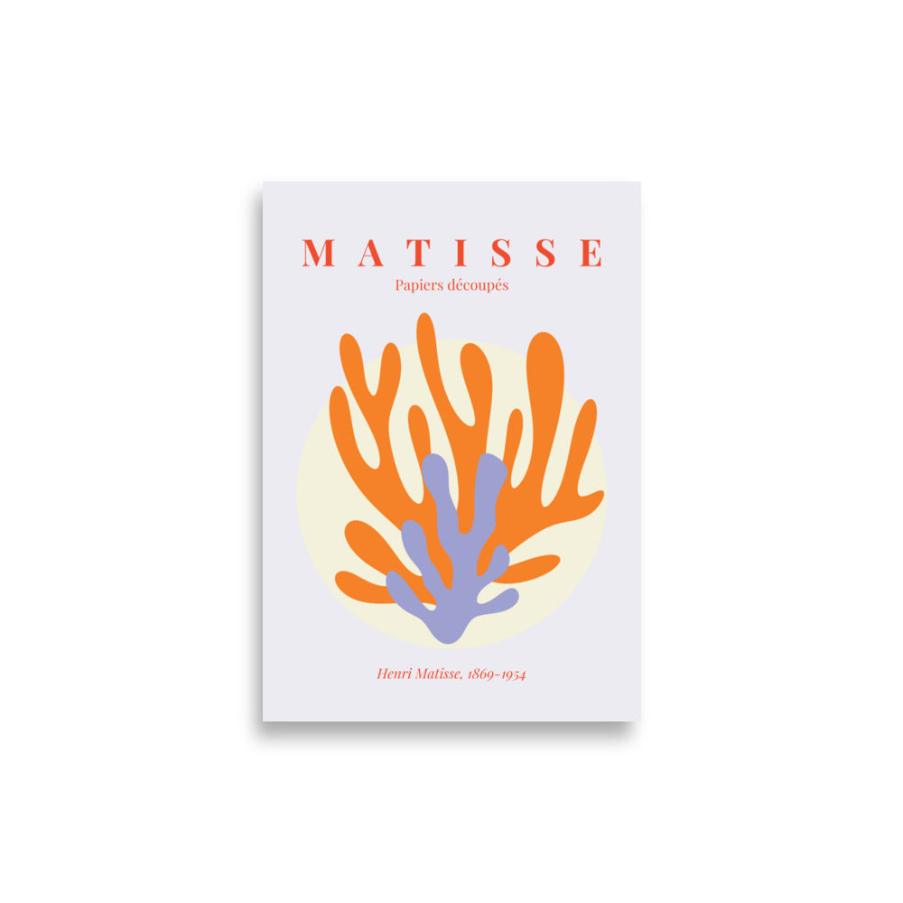 Orange leaf - Matisse plakat