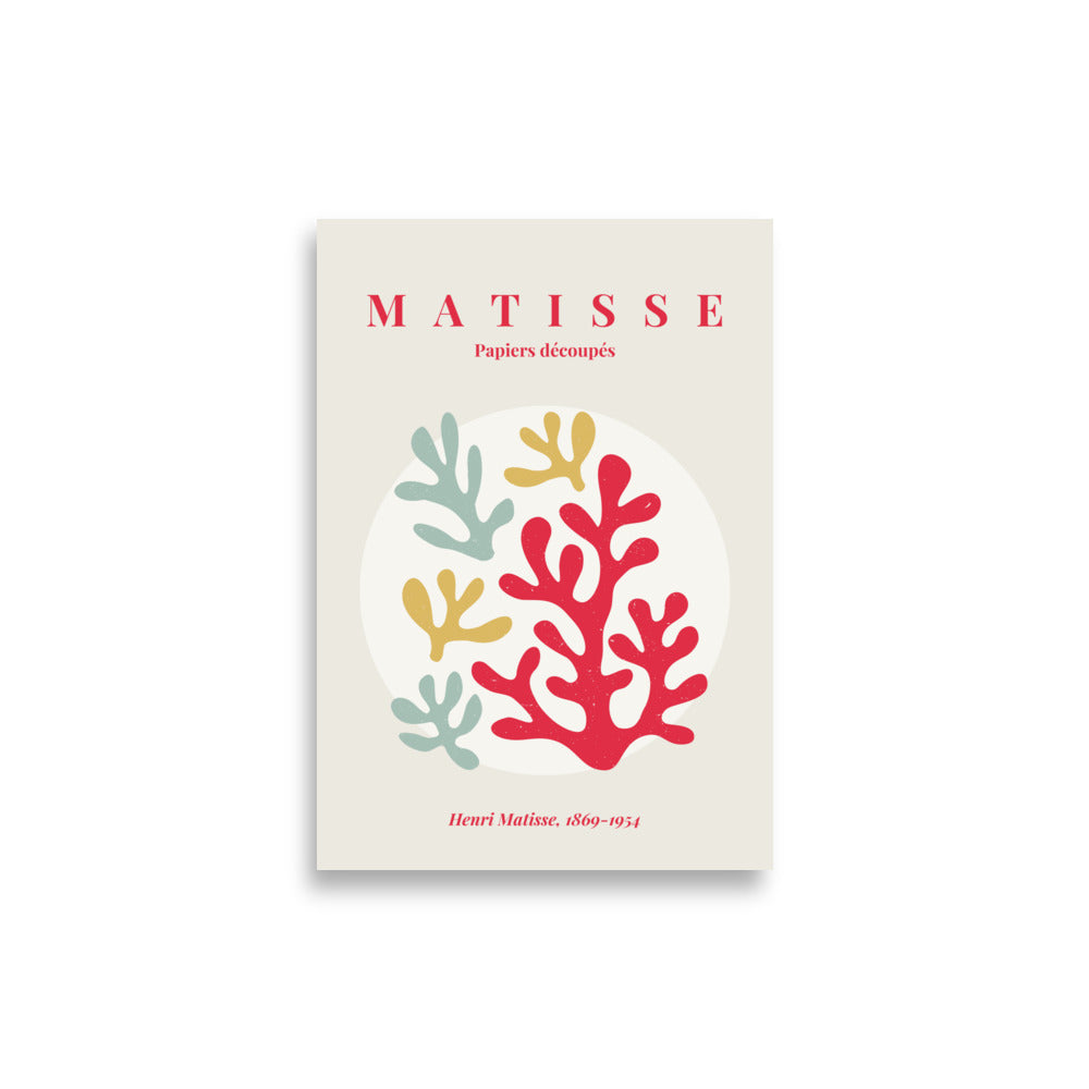 Color harmony - Matisse plakat