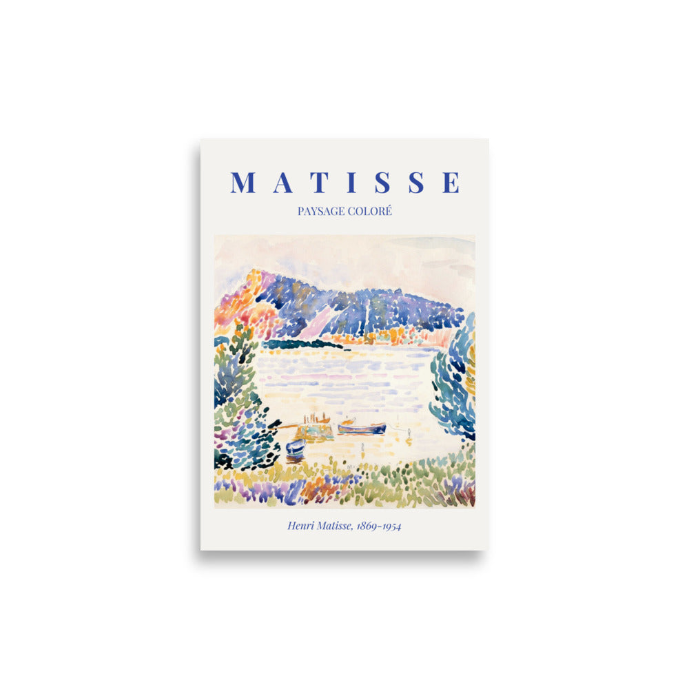 Paysage coloré - Matisse plakat