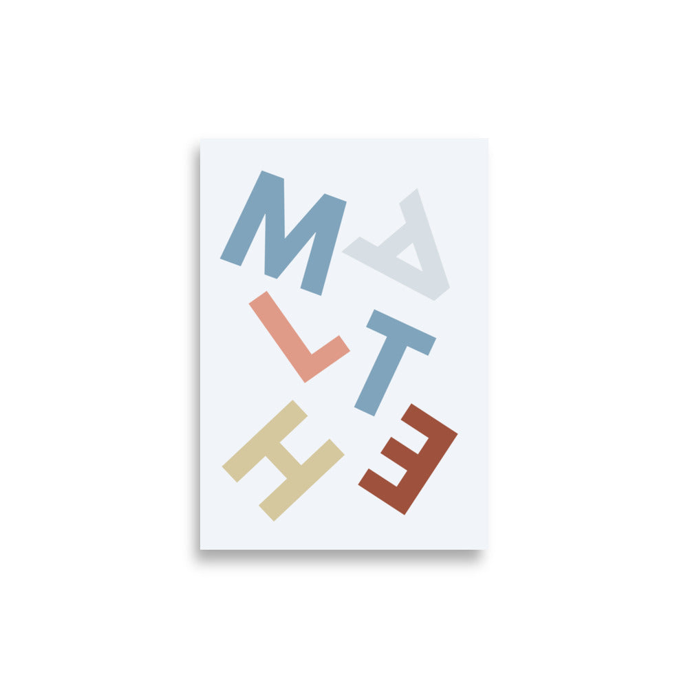 Malthe - plakat med navn