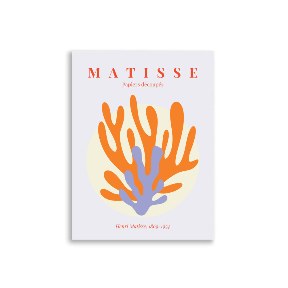 Orange leaf - Matisse plakat