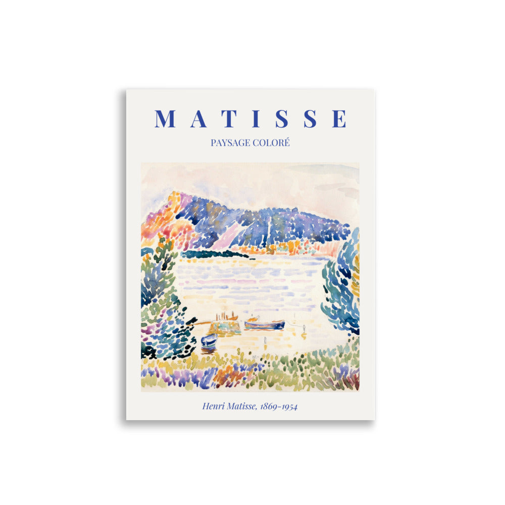 Paysage coloré - Matisse plakat