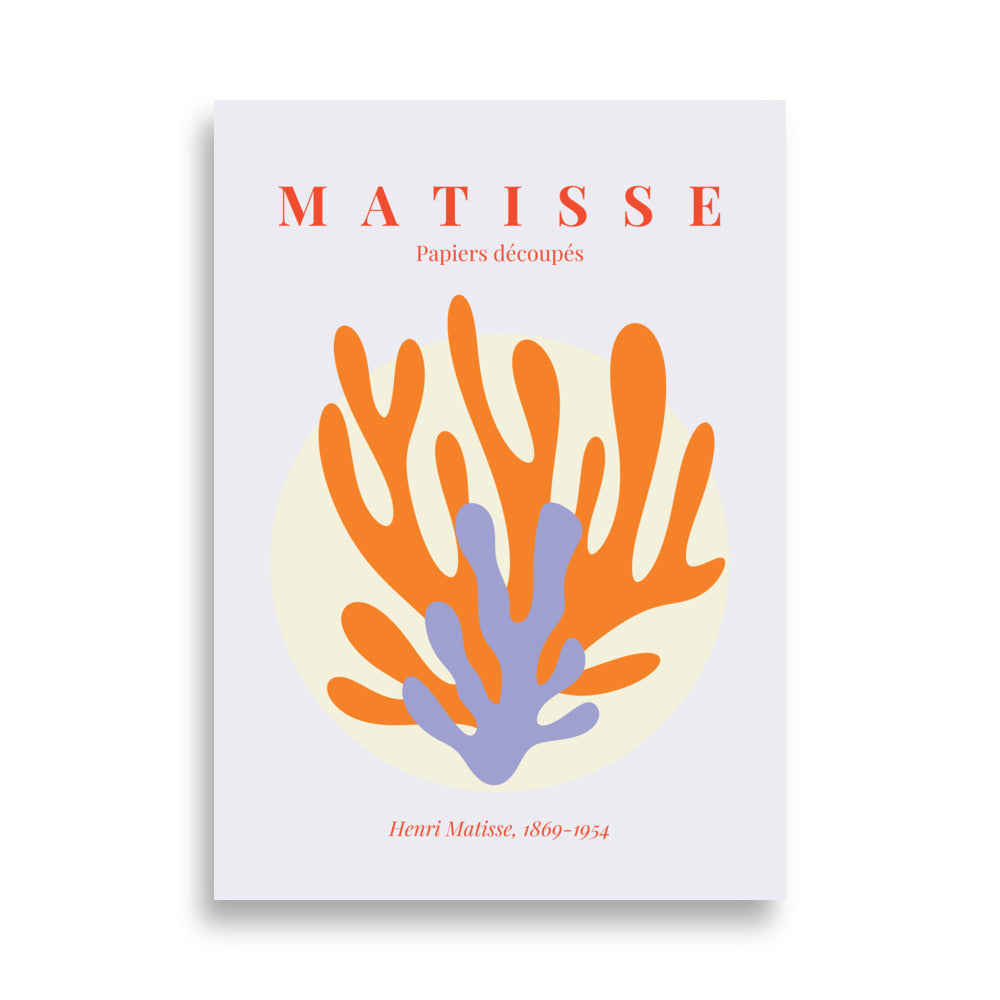 Orange leaf - Matisse plakat