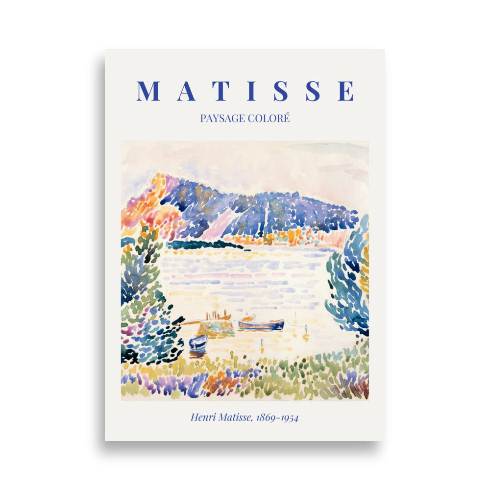 Paysage coloré - Matisse plakat