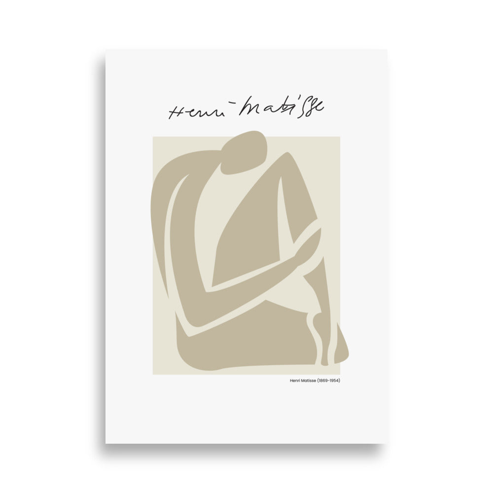 Matisse plakat beige dame