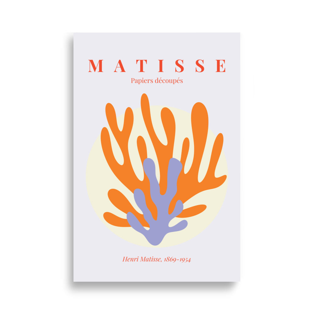 Orange leaf - Matisse plakat