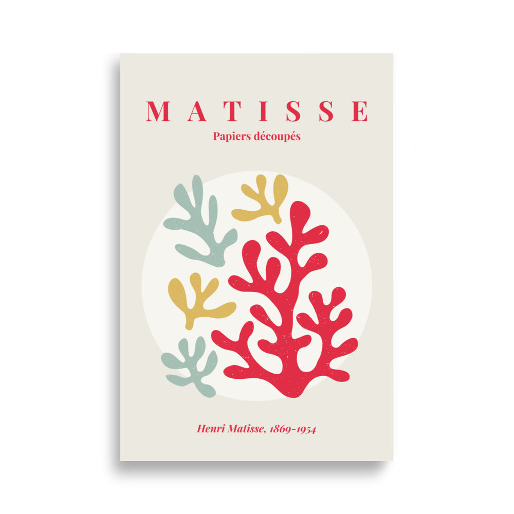 Color harmony - Matisse plakat