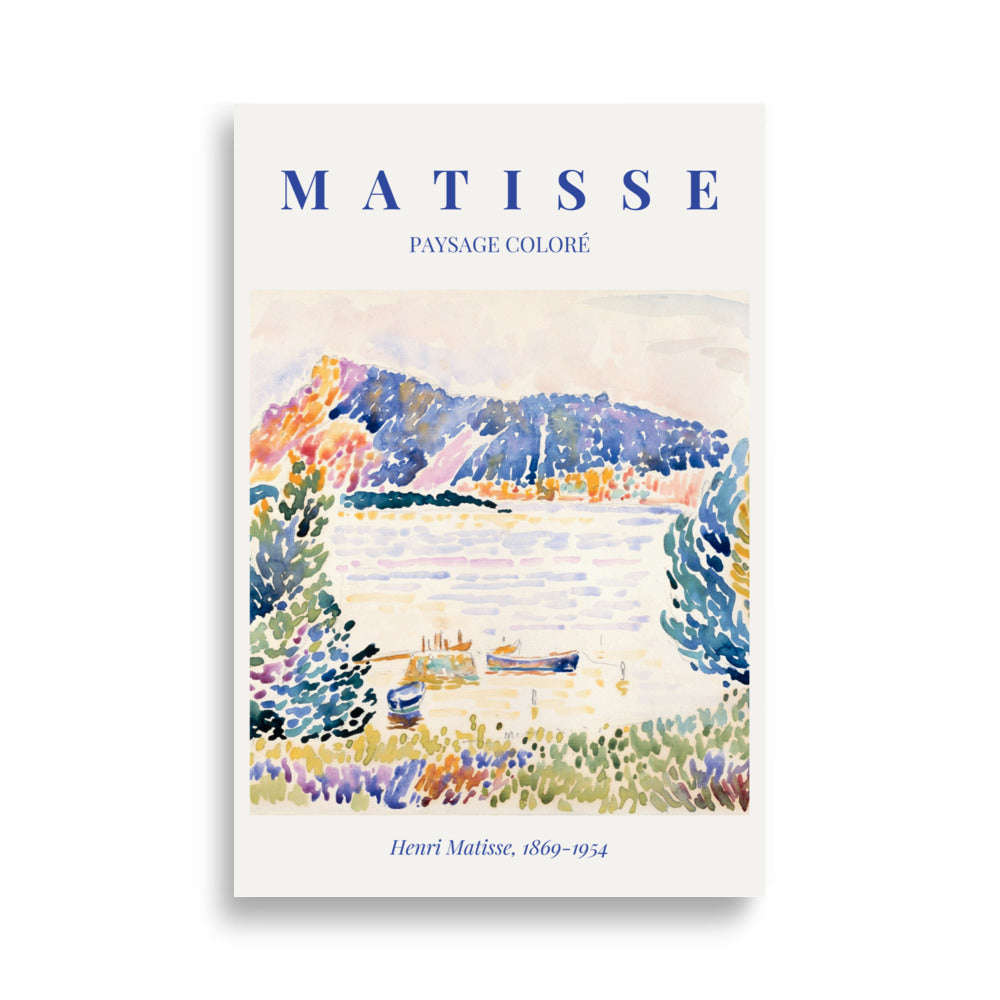 Paysage coloré - Matisse plakat