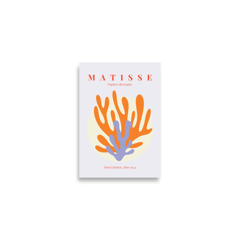 Orange leaf - Matisse plakat