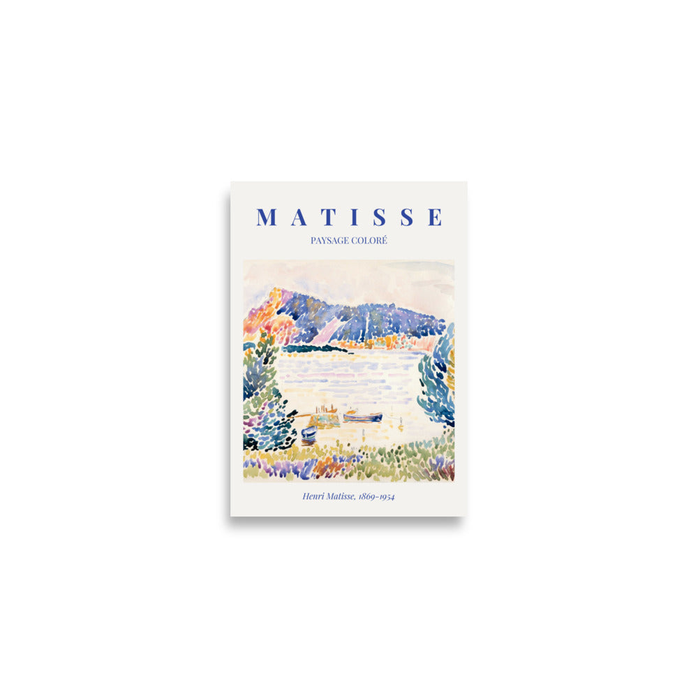 Paysage coloré - Matisse plakat