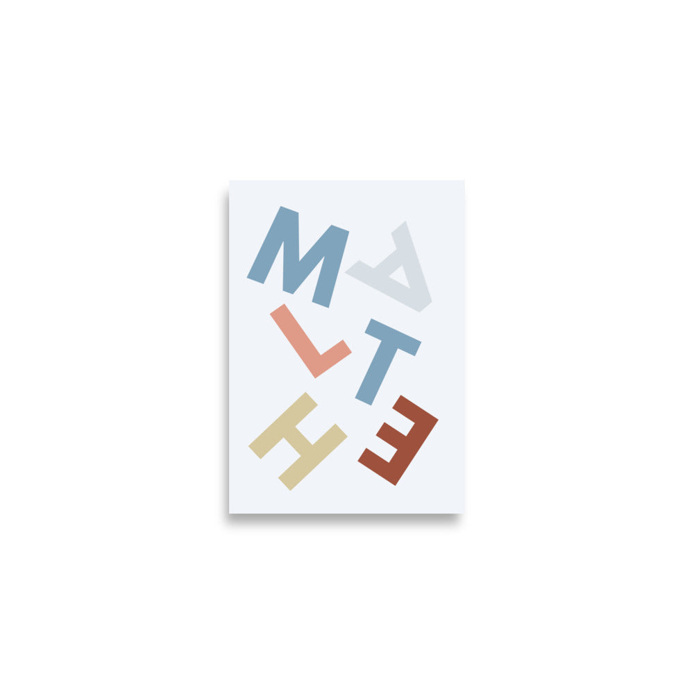 Malthe - plakat med navn